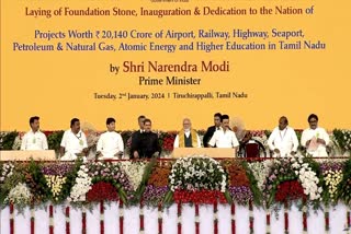 PM Modi inaugurates new international terminal at Trichy Airport