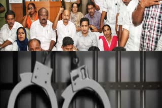 case against cong leaders  palarivattom case  black flag protest  youth congress  congress leaders