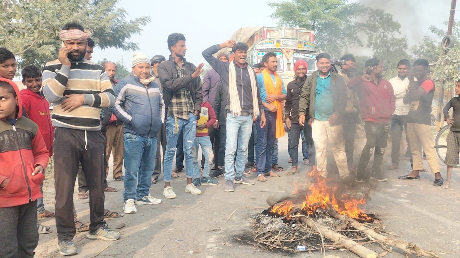 Protest In Muzaffarpur