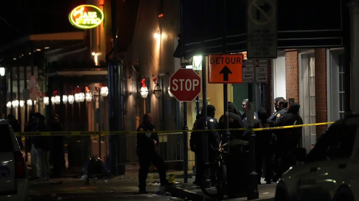 French Quarter Rampage  New Years Eve US Terror Strikes  യുഎസ് തീവ്രവാദി ആക്രമണം  pickup truck accident us