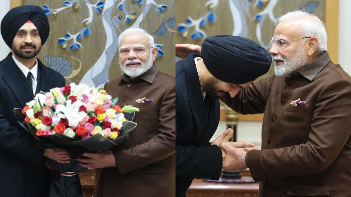 diljit dosanjh meets pm narendra modi