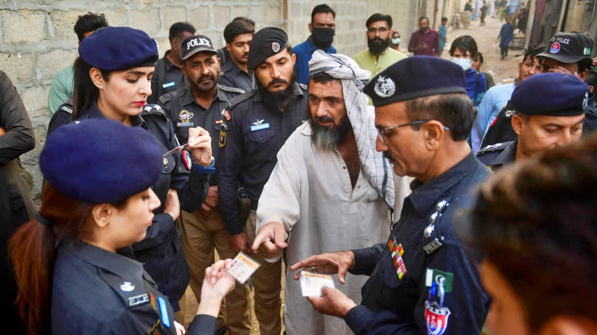 The space in which refugee Shaharzad has to live has shrunk to the small courtyard of a guesthouse in Pakistan's capital, reminiscent of her life under Taliban rule in Afghanistan