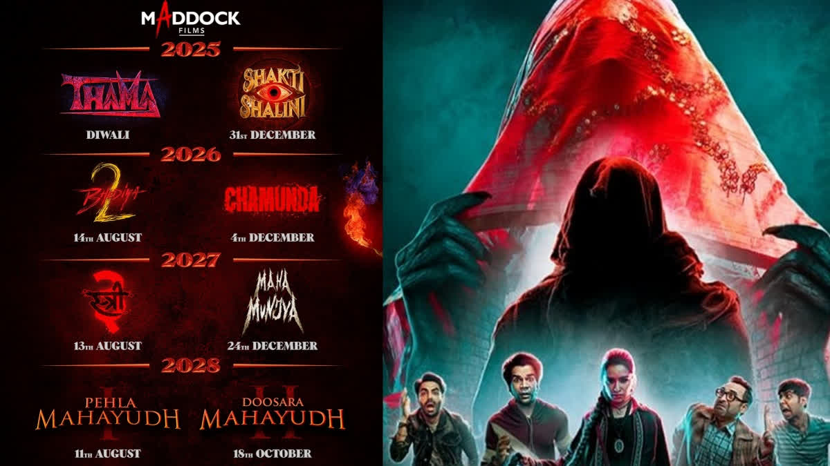 Maddock Films Announces Full Line-Up From 2025 To 2028 : Stree 3, Bhediya 2, Maha Munjya, And 5 Other Get Release Dates