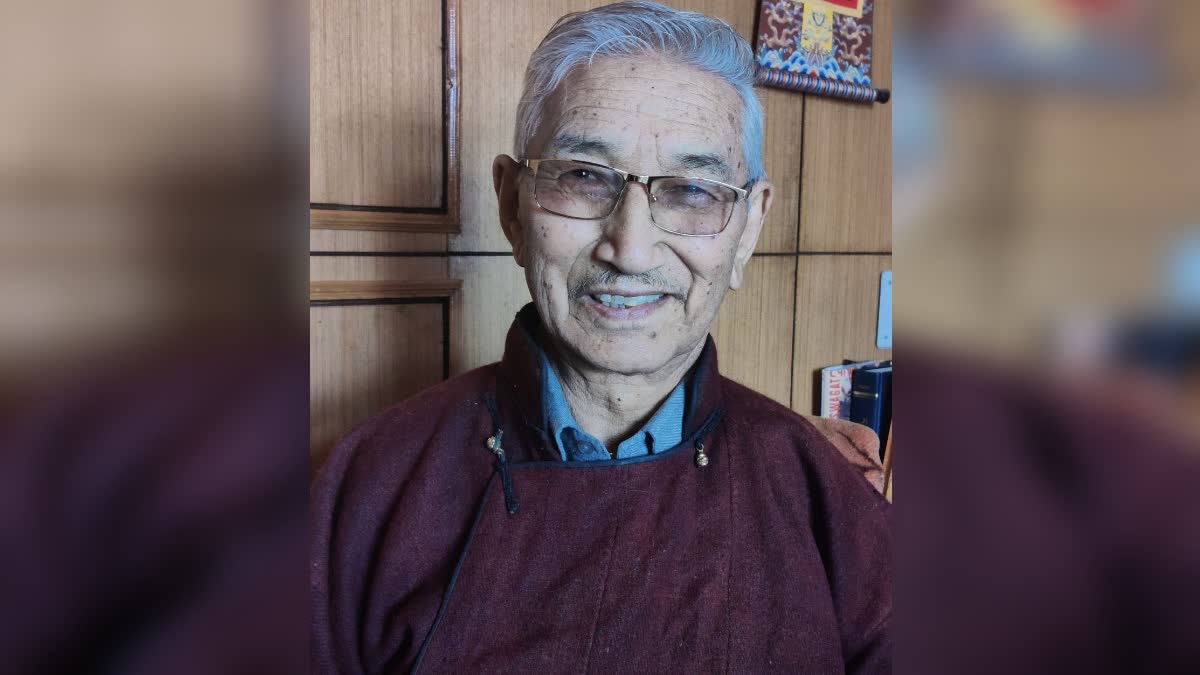 Ladakh paid tribute to Renowned Scholar Prof Jamyang Gyaltsen who passed away in Delhi