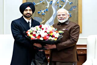 Diljit Dosanjh meets with Narendra Modi