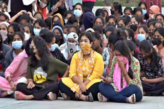 CMR Engineering College Medchal Girl Students Protest Over Hidden Camera In Hostel Bathroom