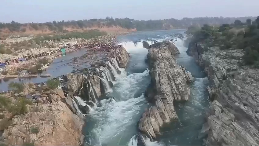 Bhedaghat new year celebration