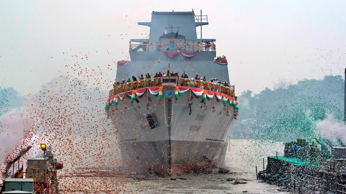 India has long focused its defense policy on its land borders with rivals Pakistan and China but is now beginning to flex its naval power in international waters, including anti-piracy patrols and a deployment close to the Red Sea to protect ships from attacks.