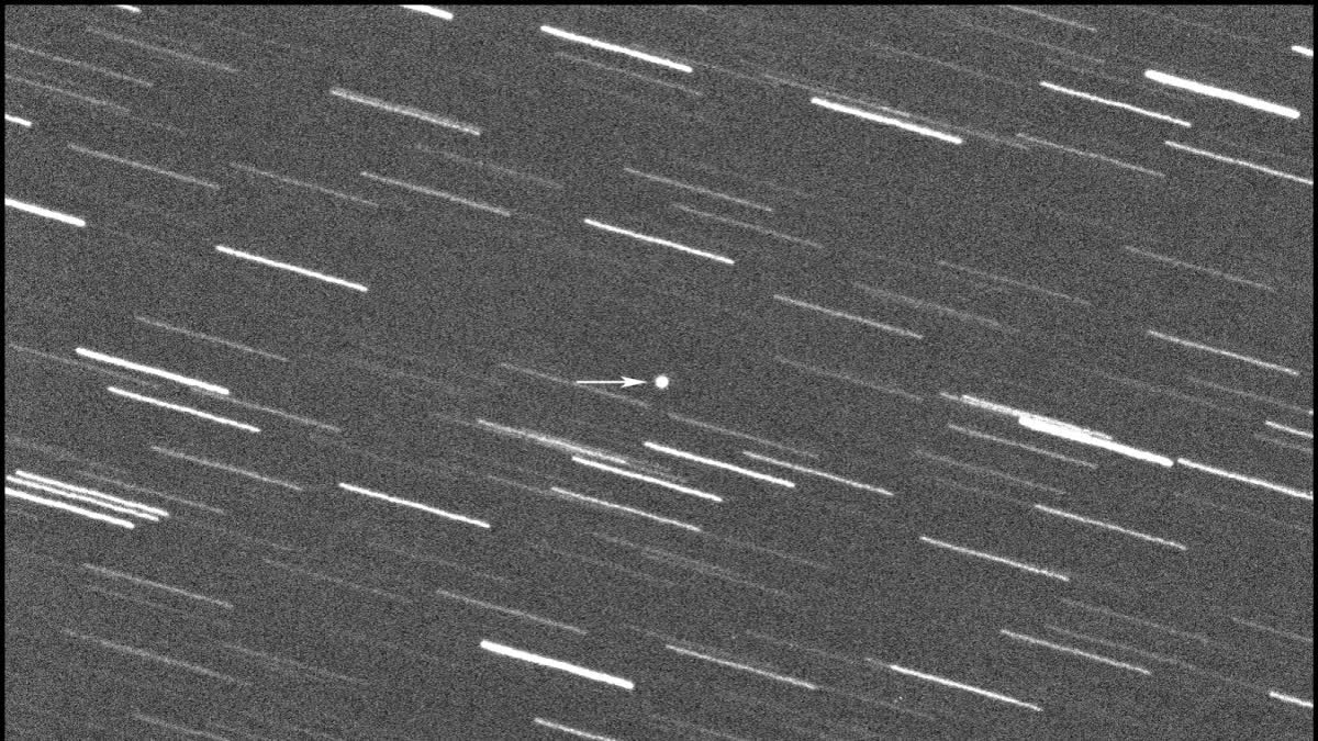 Astronomers say an asteroid as big as a skyscraper will pass within 1.7 million miles of Earth on Friday. There's no chance of it hitting us since it will pass seven times the distance from Earth to the moon.