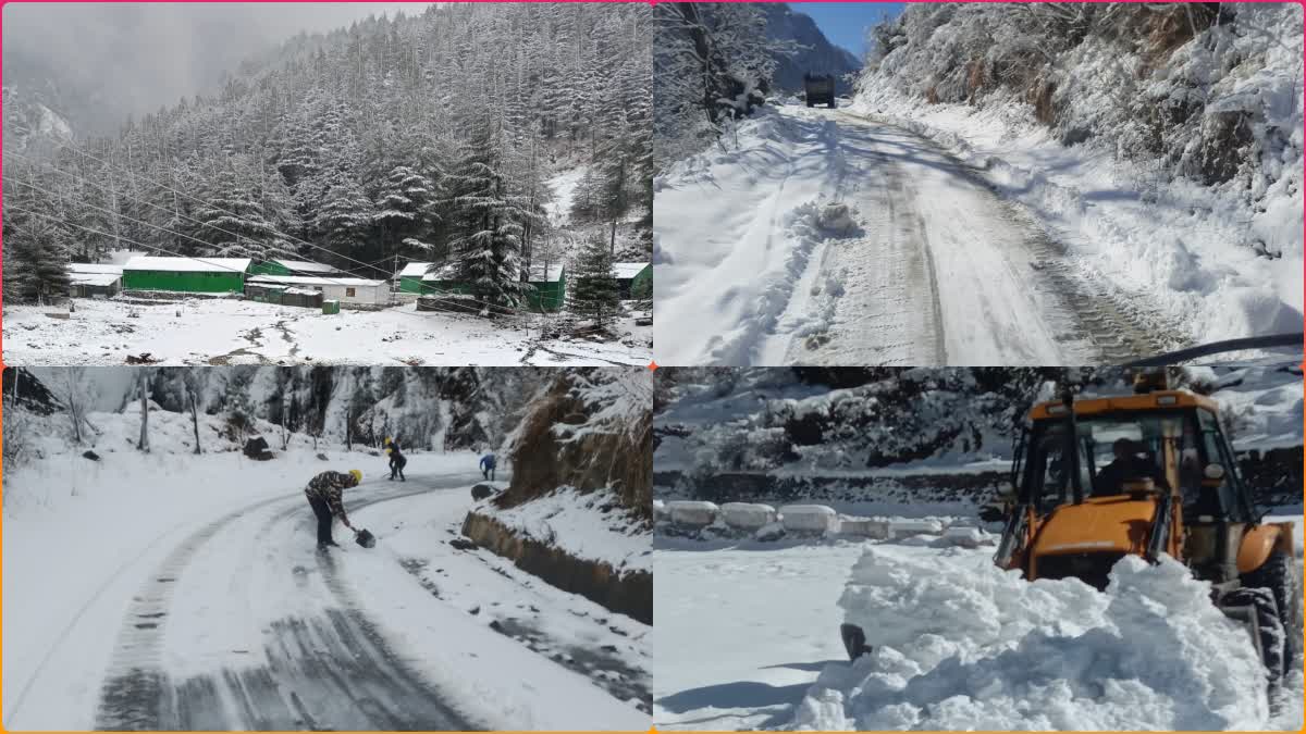 Snowfall in Uttarakhand