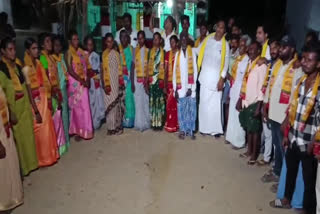 Hundred Families Joined for TDP and Left For YSRCP