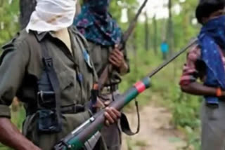 A group of armed Naxalites attacked a road construction site, threatening workers and setting fire to a mixture machine and tractor. A police team was alerted, and a search operation is underway.