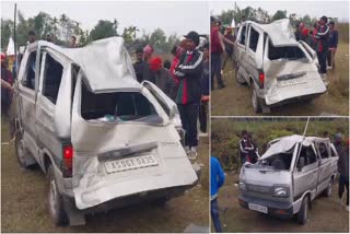 Khowang road accident