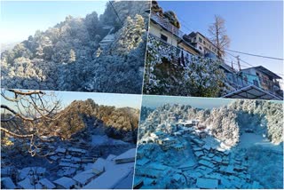 Snowfall in Mussoorie