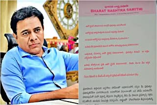 KTR Open Letter On Auto Drivers Issue