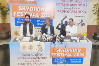 Sky diving festival in mp