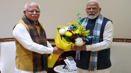 Manohar Lal Meets Modi