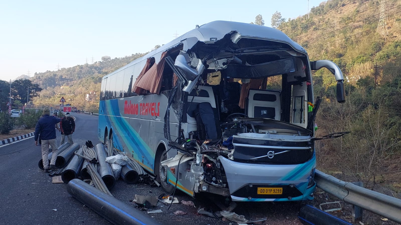 Mandi News, Mandi Private Bus Accident