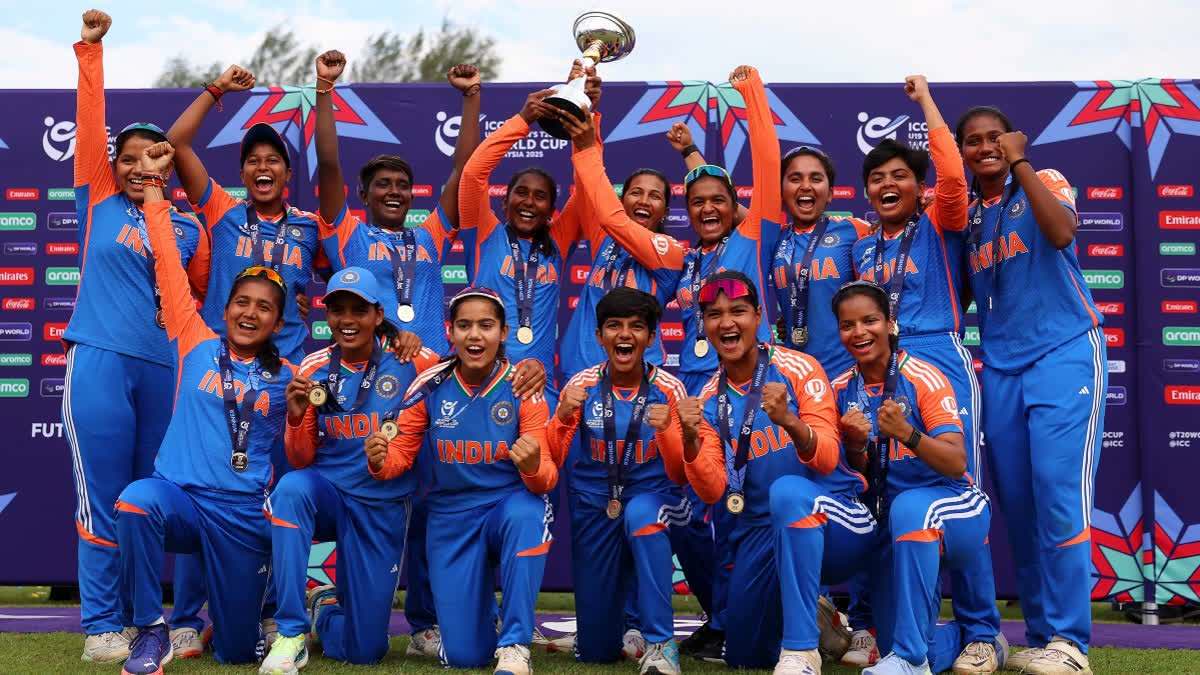 India Successfully Defend ICC Under-19 Women's T20 World Cup Title, Beat South Africa By 9 Wickets