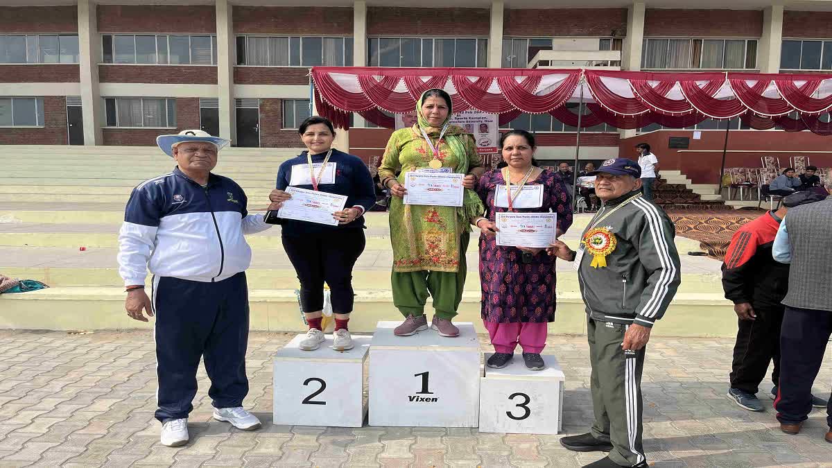 Kaushalya Devi won the gold medal in the 50 years plus age group