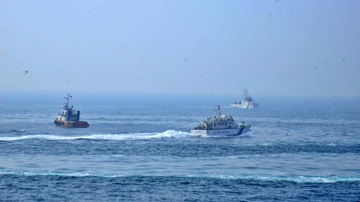 MOCK PERFORMANCE BY THE COAST GUARD IN MANGALURU