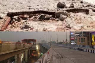 BHOPAL FLYOVER UPROOTED