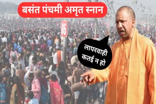 cm yogi gave 10 big orders for basant panchami amrit snan mahakumbh mela 2025.