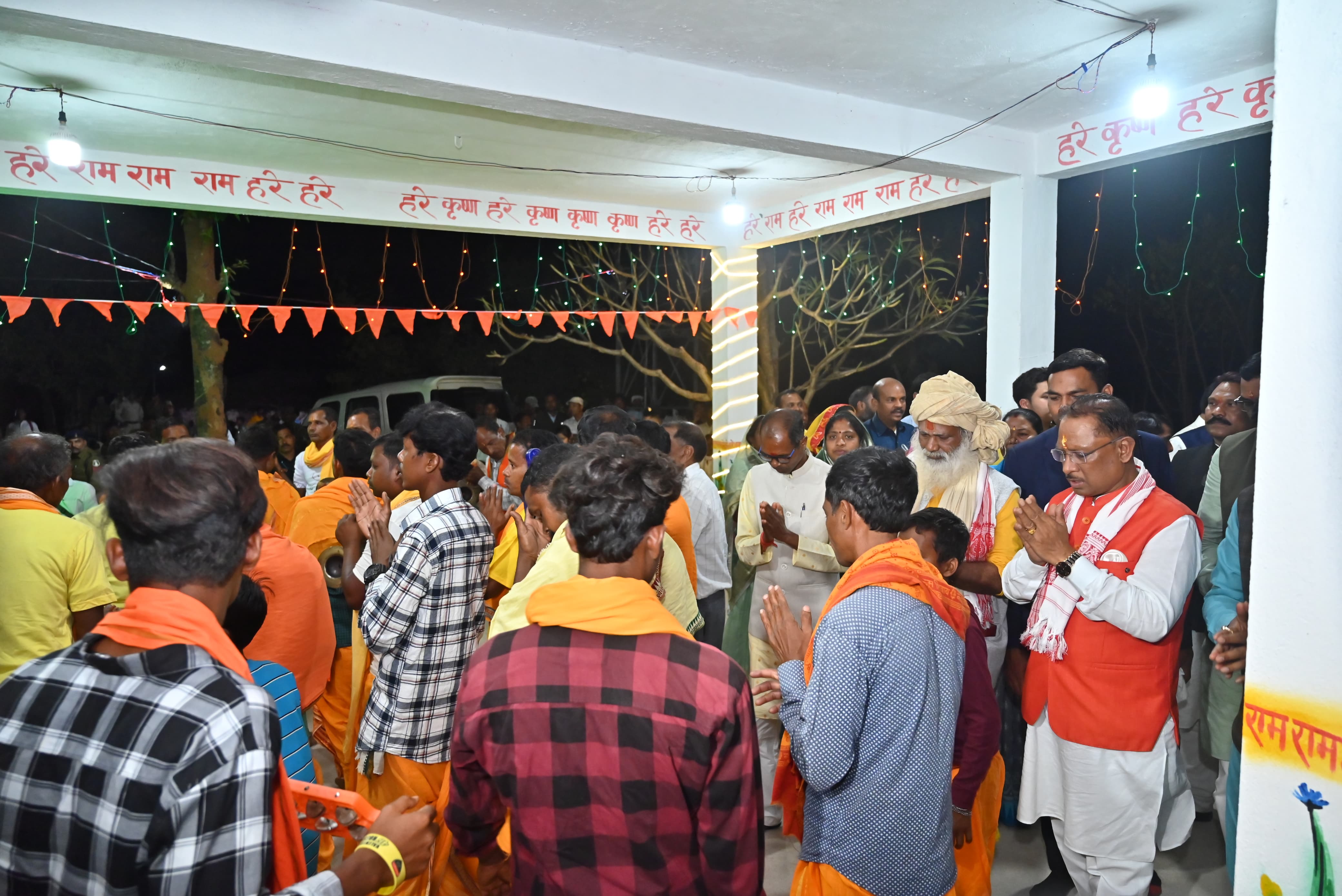 Puja at Jashpur Sharda Dham