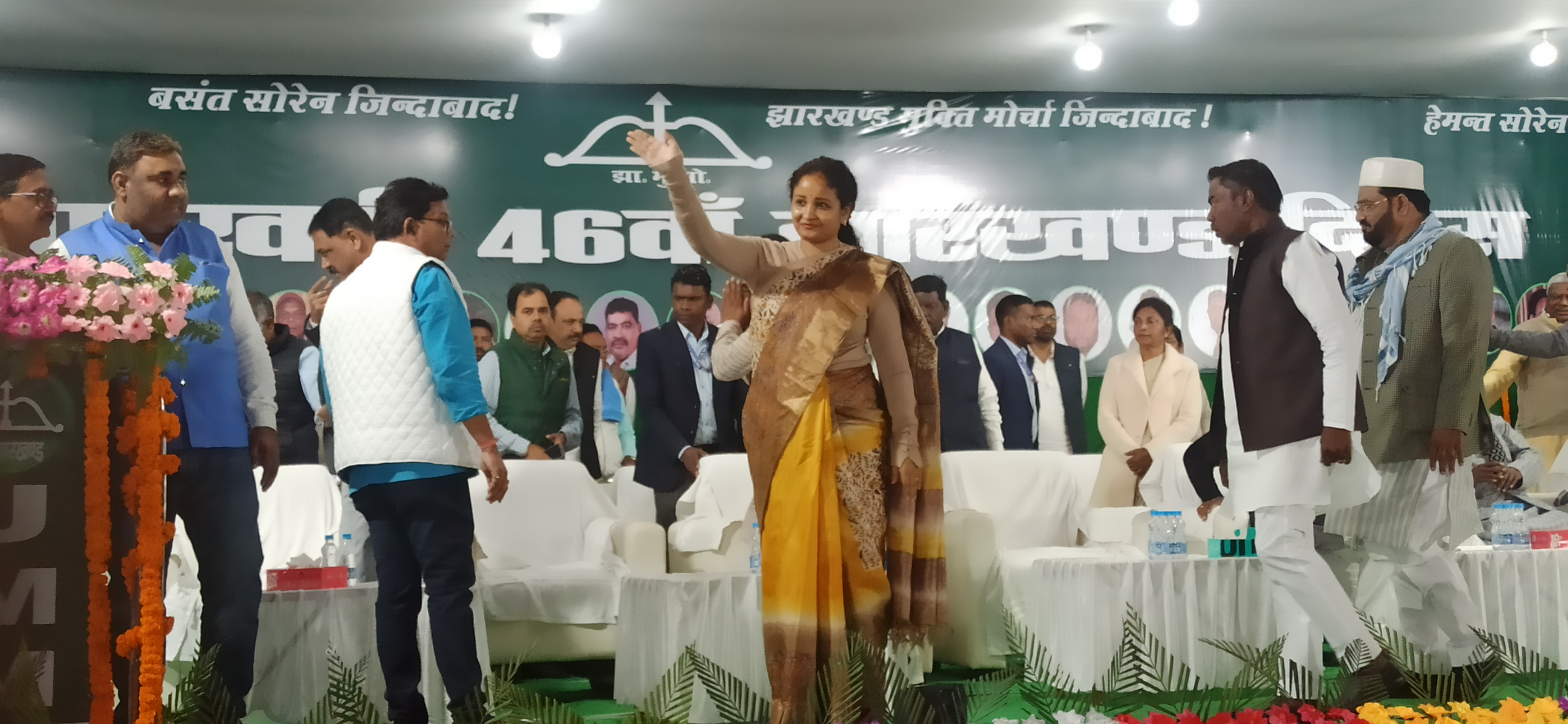 CM Hemant Soren started 46th foundation day celebrations of JMM in Dumka