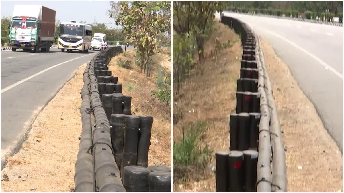 Bamboo Crash Barrier In Nizamabad