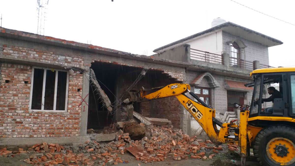 After Banbhoolpura, 8 under-Construction Illegal Houses on Forest Land Razed in Haldwani