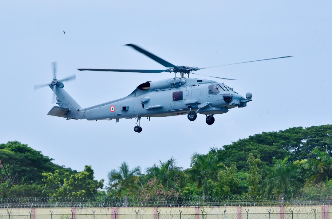 MH 60R Seahawk Helicopter Indian Navy