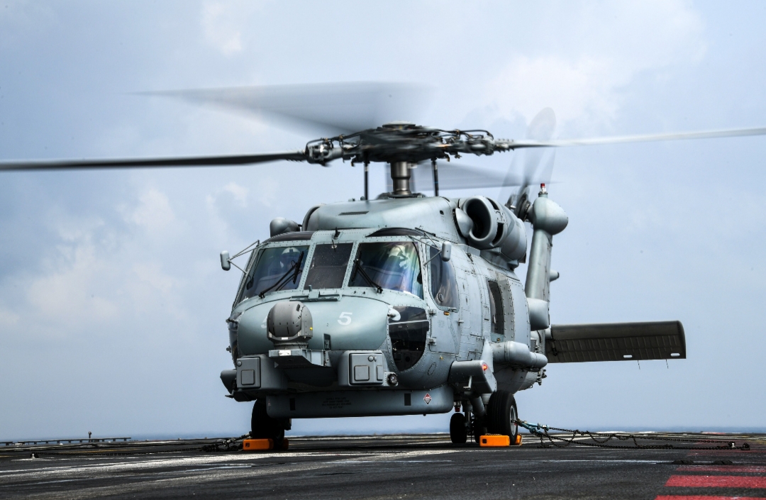 MH 60R Seahawk Helicopter Indian Navy