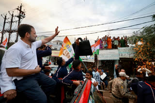 Congress leader Rahul Gandhi on Saturday said the party's manifesto includes the promise to provide Minimum Support Price (MSP) to farmers legally if it came to power, and accused the BJP-led Union government of ignoring farmers' interests while working for big industrialists.
