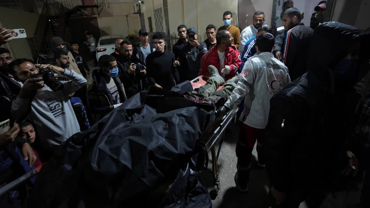 Gaza medical officials say an apparent Israeli airstrike killed four international aid workers with the World Central Kitchen charity and their Palestinian driver after they helped deliver food and other supplies to northern Gaza that had arrived hours early by ship.