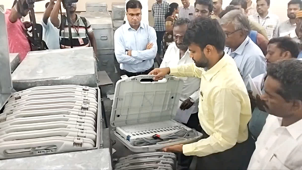 ERODE COLLECTOR RAJA GOPAL SUNKARA SAID ABOUT LOK SABHA ELECTION 2024 EVM Machine