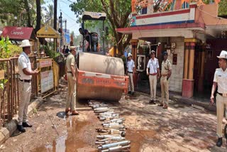 bikes silencer   silencer destroyed  Hubli Dharwad Police