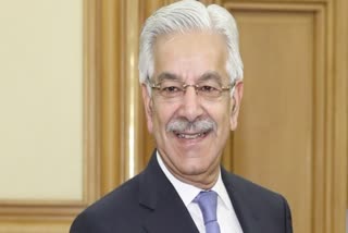 Pakistan Defense Minister Khawaja Asif commented on India relations (Photo IANS)