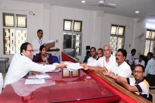 Bhupesh Baghel Filed Nomination