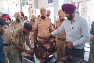 Police checking operation at Amritsar railway station