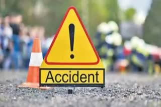 TRUCK HITS BIKE IN BHILWARA