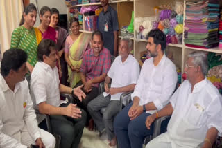TDP leader Lokesh Handloom Weavers Meet