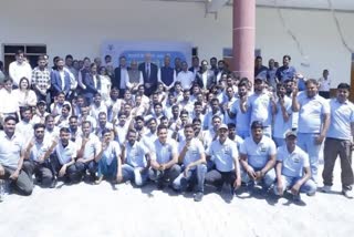 amid the ongoing israel palestine conflict the first batch of 60 indian construction workers leaves for israel