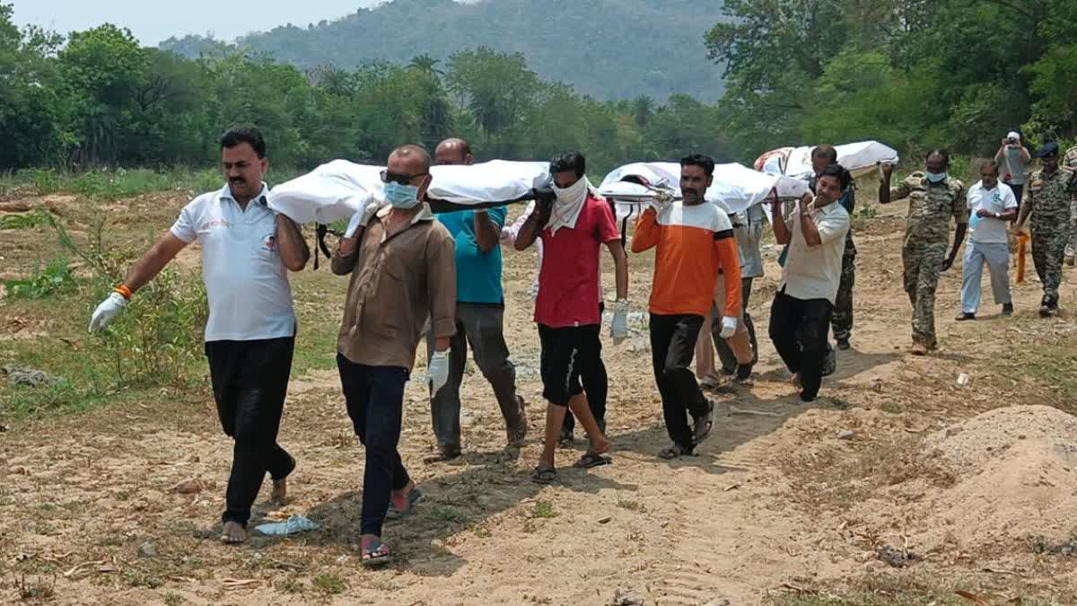 Social worker setting example of humanity