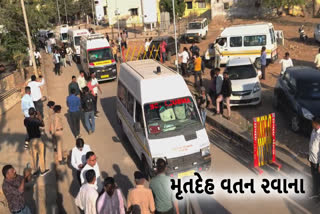 સ્વજનો ડીસા પહોચતા જ આંસુ છલકાયા