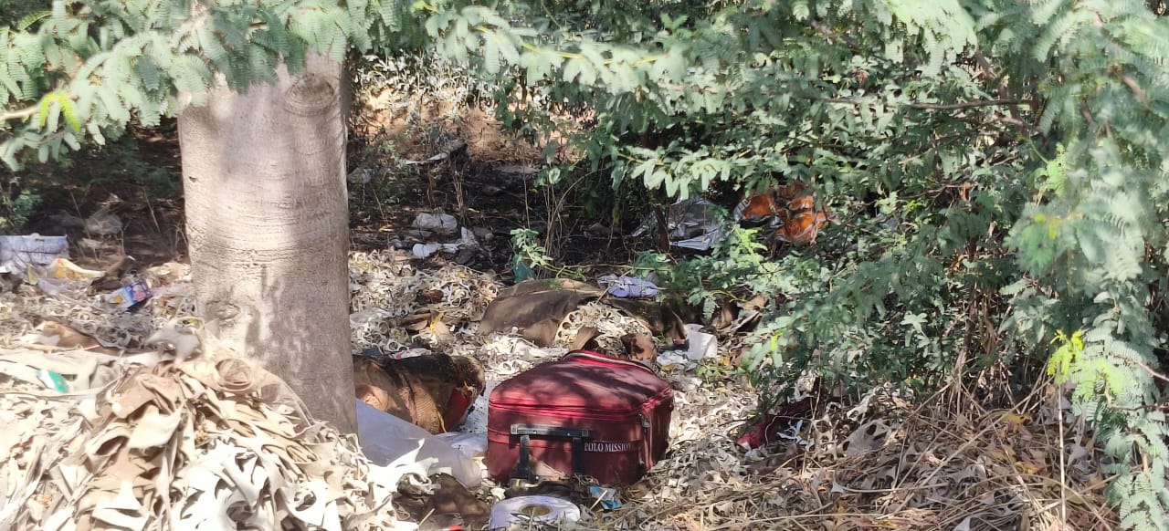 Headless Body of woman found in a Bag near Mawai Village in Khedipul Area of Faridabad