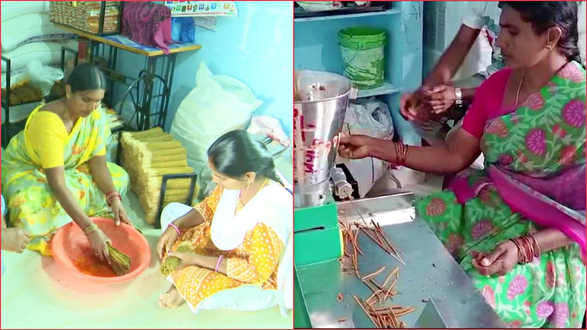 Women Agarbatti Business in Medak