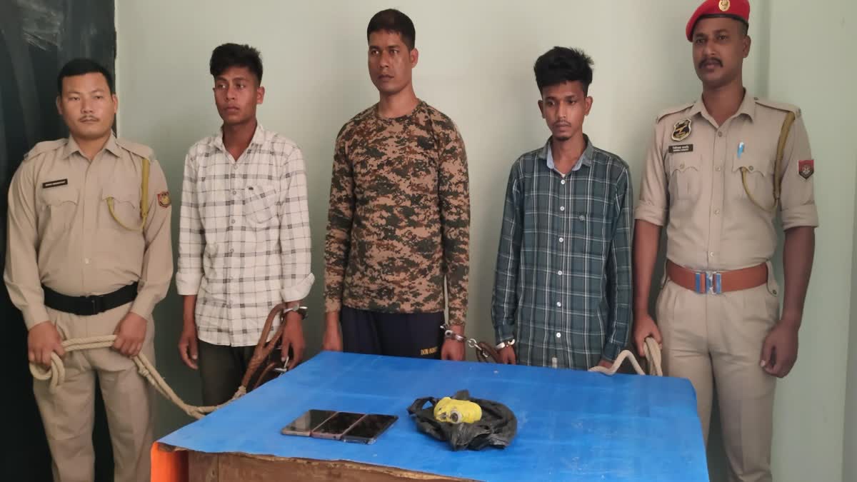 3 KLO militants arrested in Assam (Photo ETV Bharat)