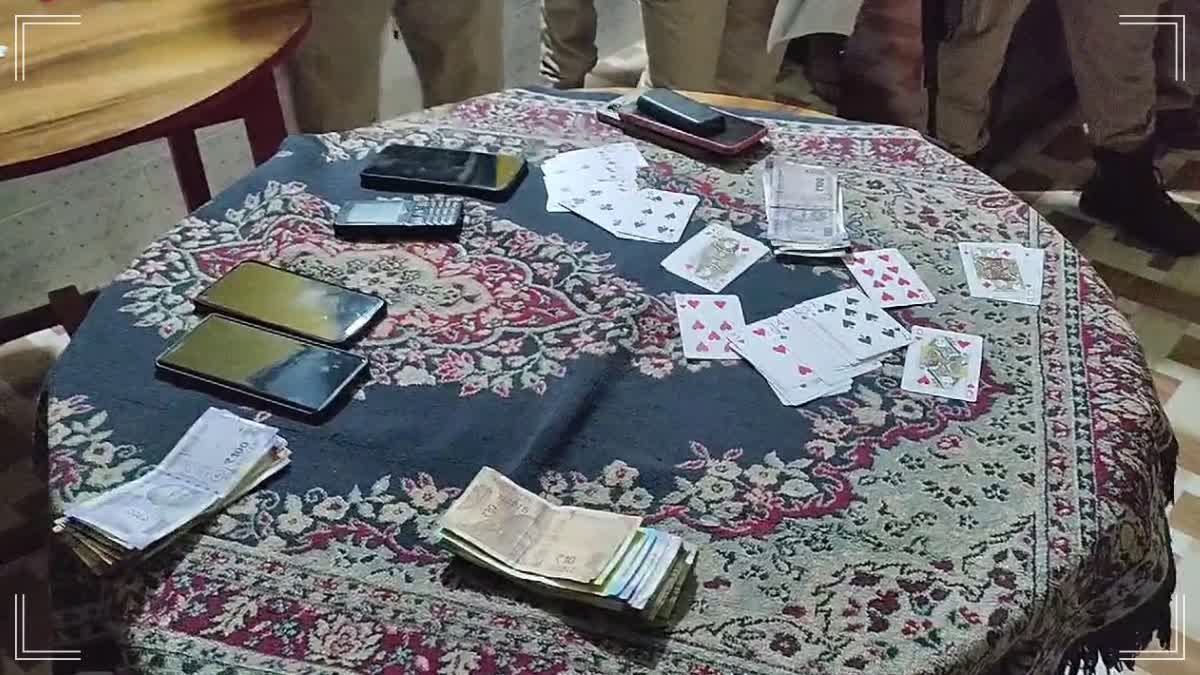 Etv BharatFive gamblers arrested