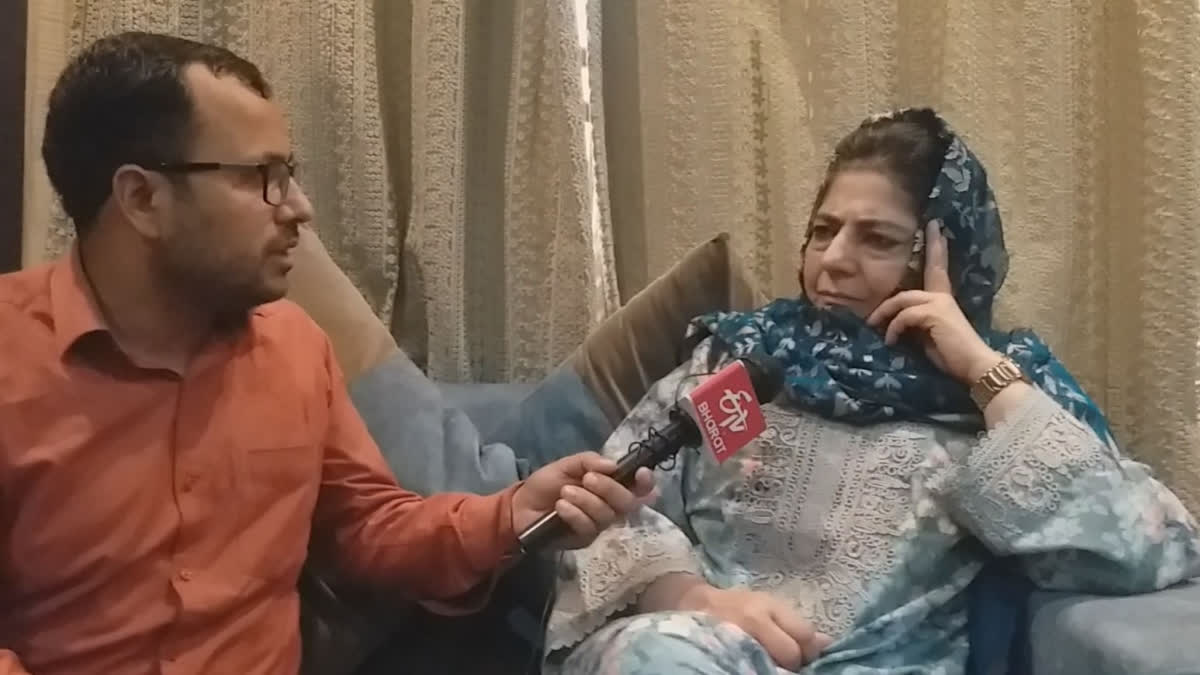 Former Jammu and Kashmir Chief Minister and People’s Democratic Party (PDP) Chief Mehbooba Mufti on Thursday said Bharatiya Janata Party (BJP) is feeling threatened by the Indian National Congress as the grand old party has a better manifesto.